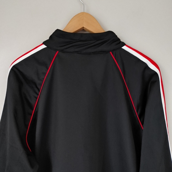 GAP Gapfit Track Jacket Zip-Up Sweatshirt Stripe Black Size XXL - Picture 11 of 16